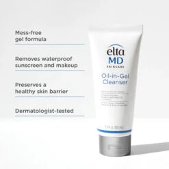 EltaMD Oil-In-Gel Cleanser 3.4 Fl Oz 8 EltaMD Oil-In-Gel Cleanser 3.4 Fl Oz -Skin Central 2 silver 07553.1676585481