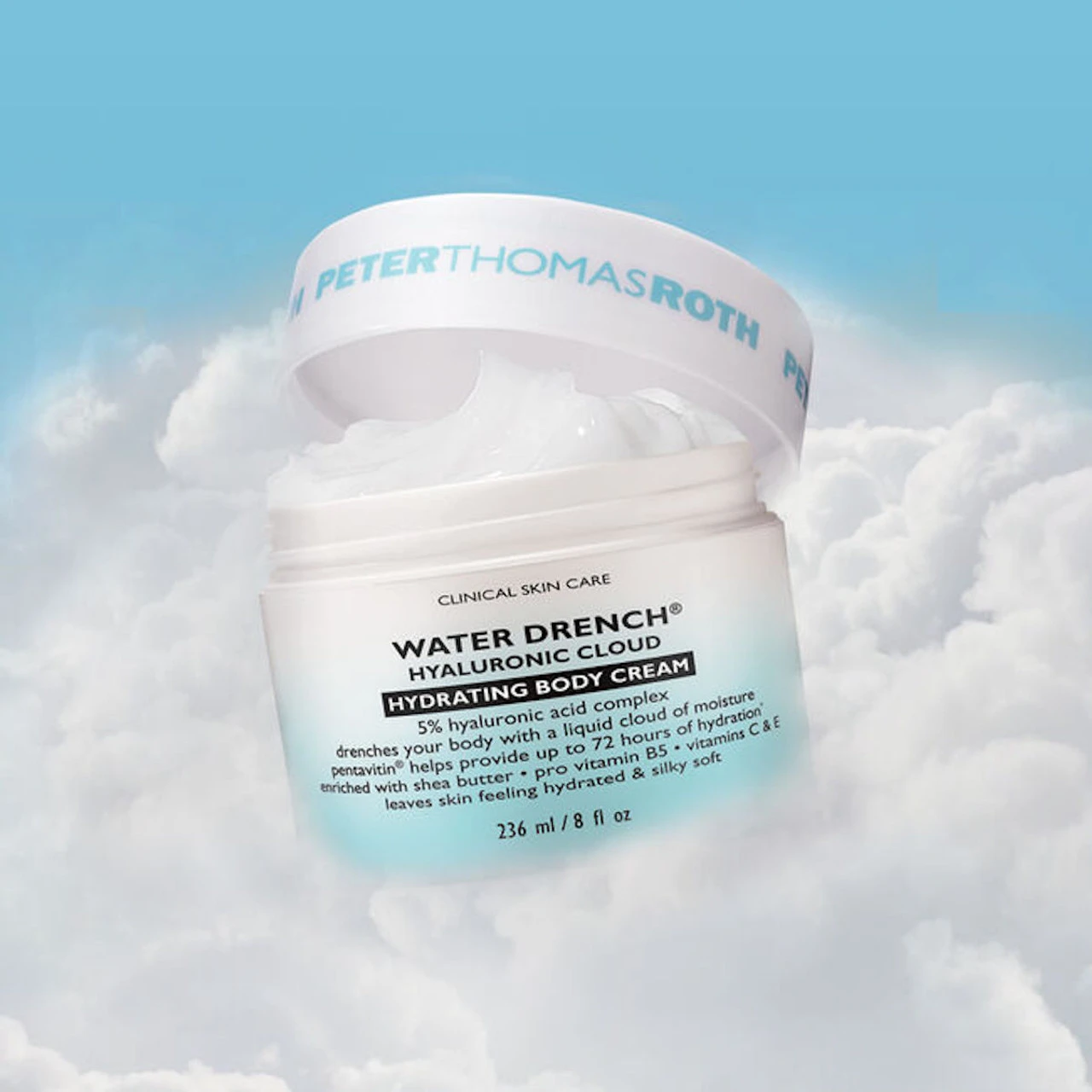 Peter Thomas Roth Water Drench Hyaluronic Cloud Hydrating Body Cream 8 Fl Oz 2 Peter Thomas Roth Water Drench Hyaluronic Cloud Hydrating Body Cream 8 Fl Oz - Image 2