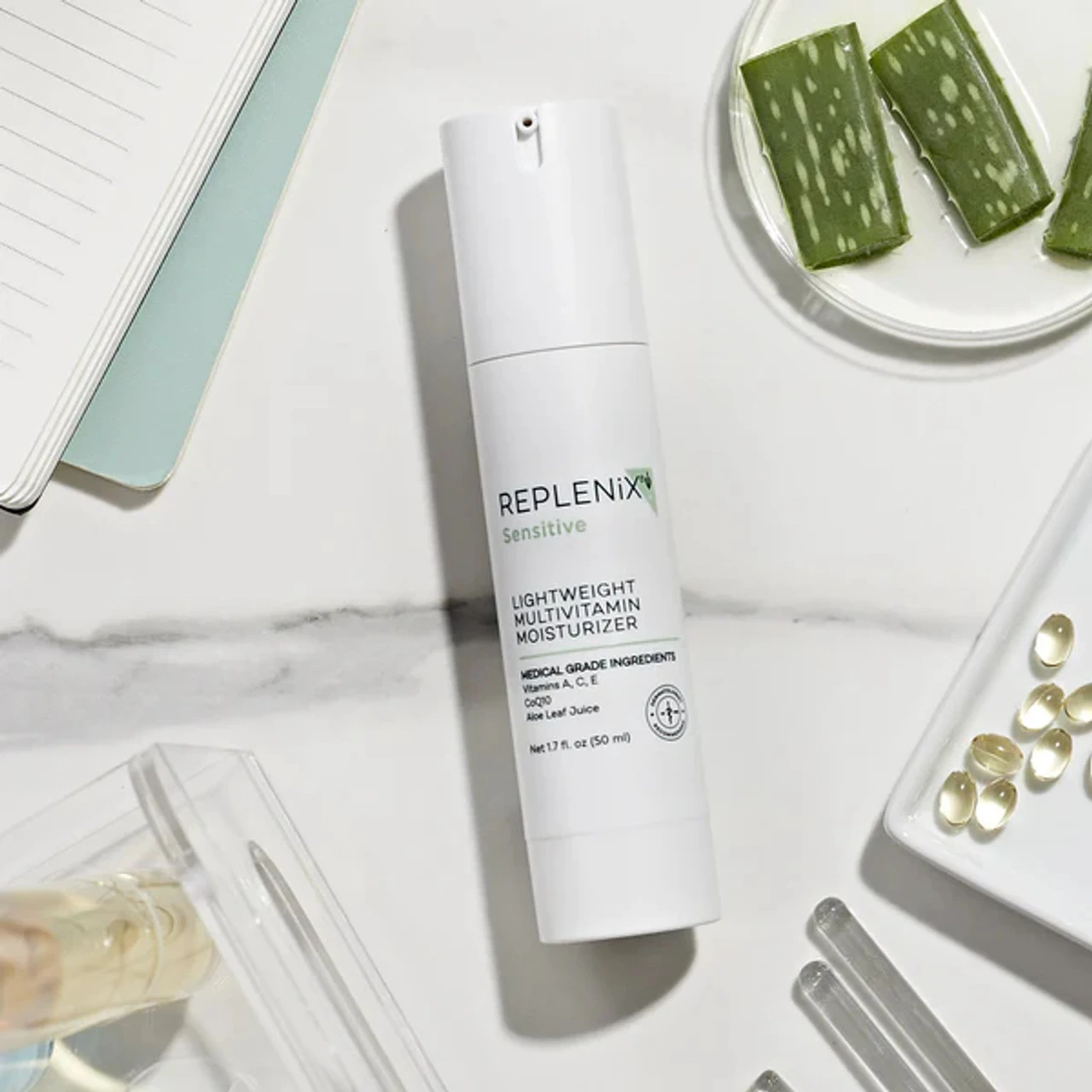 Replenix Lightweight Multivitamin Moisturizer 1.7 Oz 3 Replenix Lightweight Multivitamin Moisturizer 1.7 Oz - Image 3